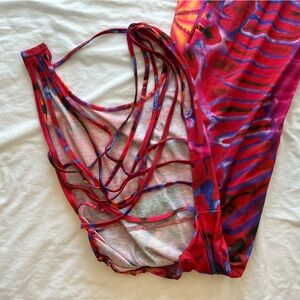 Vibrant Multicolor Strappy Dress